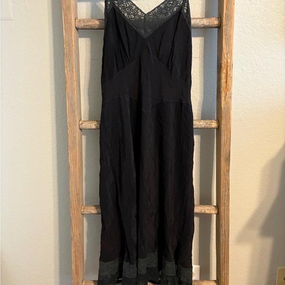 Black Lace Slip Dress - Picture 2 of 6